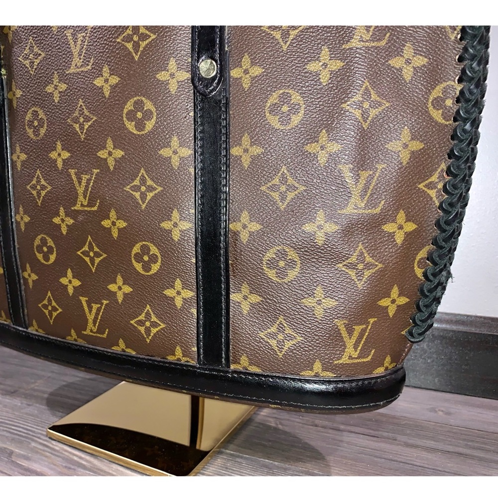 LOUIS VUITTON Upcycled Babylone LV Monogram Canvas Shoulder Tote Handbag - Picture 9 of 13